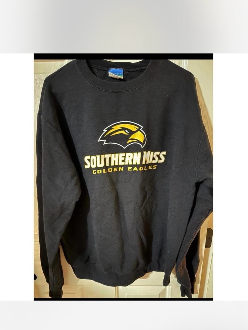 Vintage Southern Miss Golden Eagles Champion Men’s Crewneck Sweatshirt